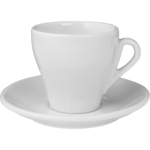 Holst Tassenserie Café, 180 ml, weißes Porzellan, stapelbar