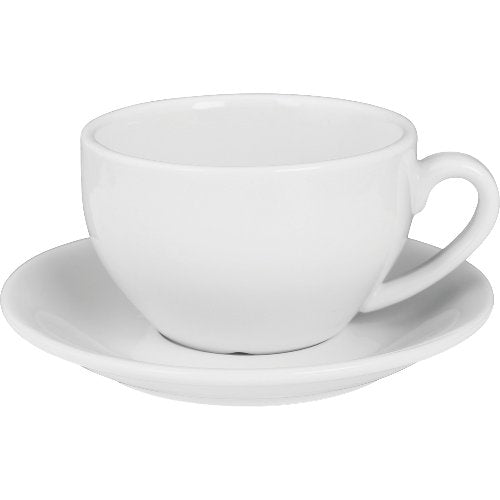 Holst Tassenserie Café weiß Porzellan Cappuccino 0,32L für Gastronomie
