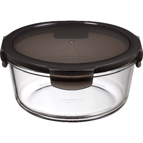 Lock&Lock Boroseal Glasschale rund 950ml mit Deckel für die Lebensmittelaufbewahrung