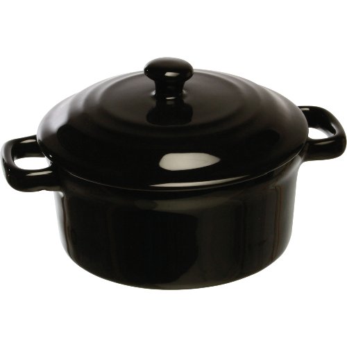 Tognana Mini-Casserole Lory, schwarz, für Suppen und heiße Speisen
