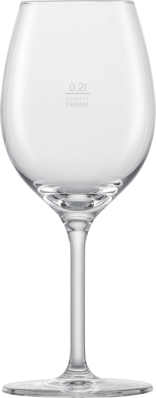 Schott Zwiesel Chardonnay Banquet 0,2 L Weißweinglas für Gastronomie und Zuhause