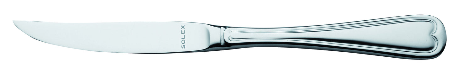 solex GERMANY Steakmesser Monoblock 218 mm für Steakgerichte und BBQ