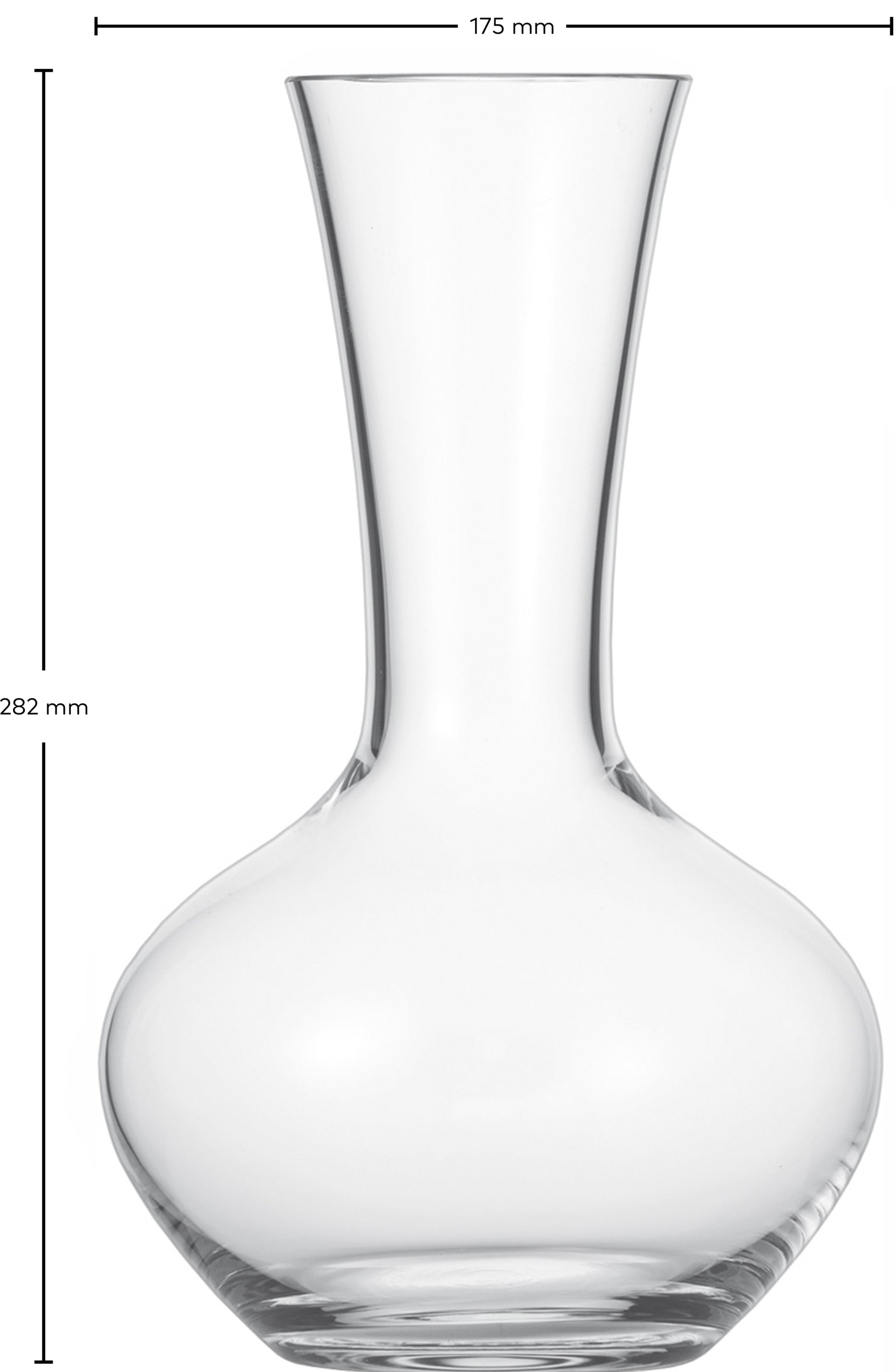 ZwieselGlas Handmade Rotweindekanter ENOTECA V 750 G für perfekte Weinatmung.