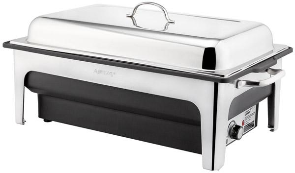 APS Elektro-Chafing Dish, Edelstahl, für Warmhalten von Speisen