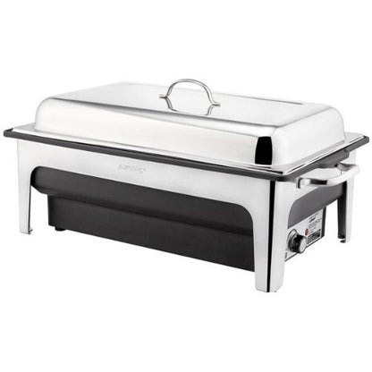 APS Elektro-Chafing Dish, Edelstahl, für Warmhalten von Speisen