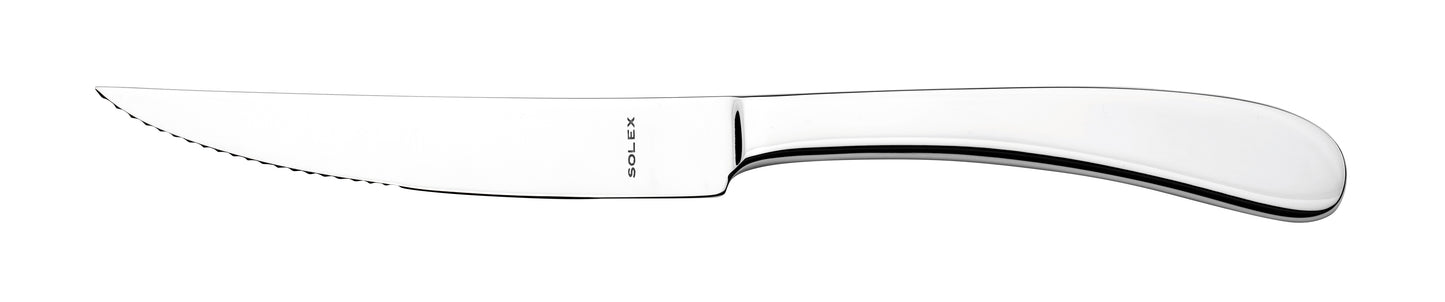 solex GERMANY Steakmesser Monoblock 240 mm für präzises Schneiden von Steaks