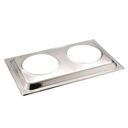 APS Bain-Marie Lochdeckel aus Edelstahl für die Gastronomie