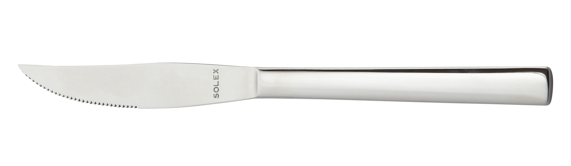 solex GERMANY Steakmesser Monoblock 242 mm - Hochwertiges Besteck für Steak und Fleisch