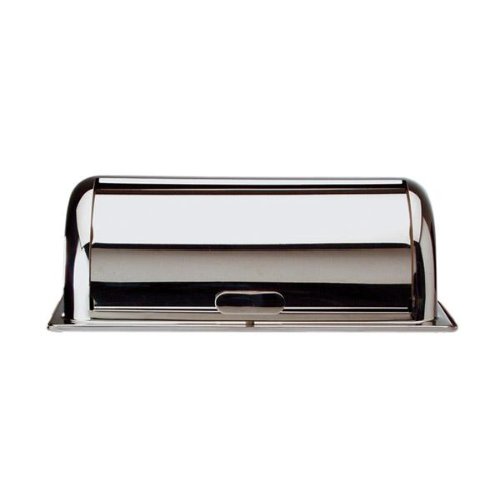 APS Rolltopdeckel aus Edelstahl, 55 x 34 cm, für Gastronomie