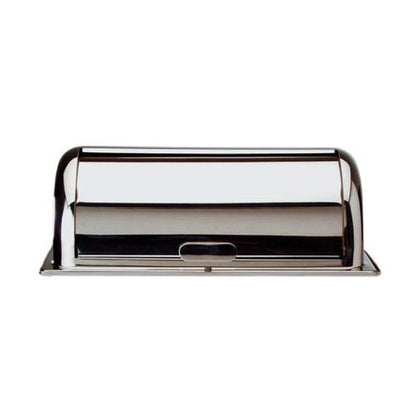 APS Rolltopdeckel aus Edelstahl, 55 x 34 cm, für Gastronomie