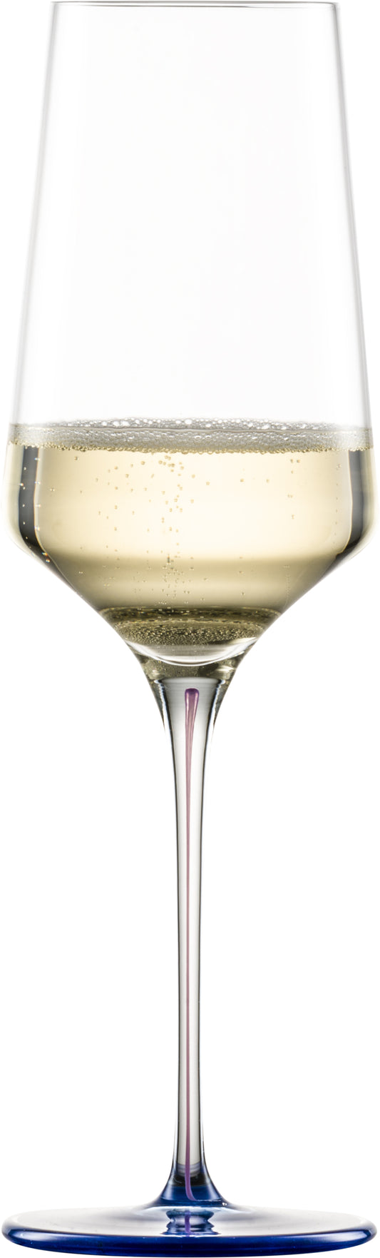 ZwieselGlas Handmade Sekt INK 77 Nachtblau - Sektglas mit Moussierpunkt