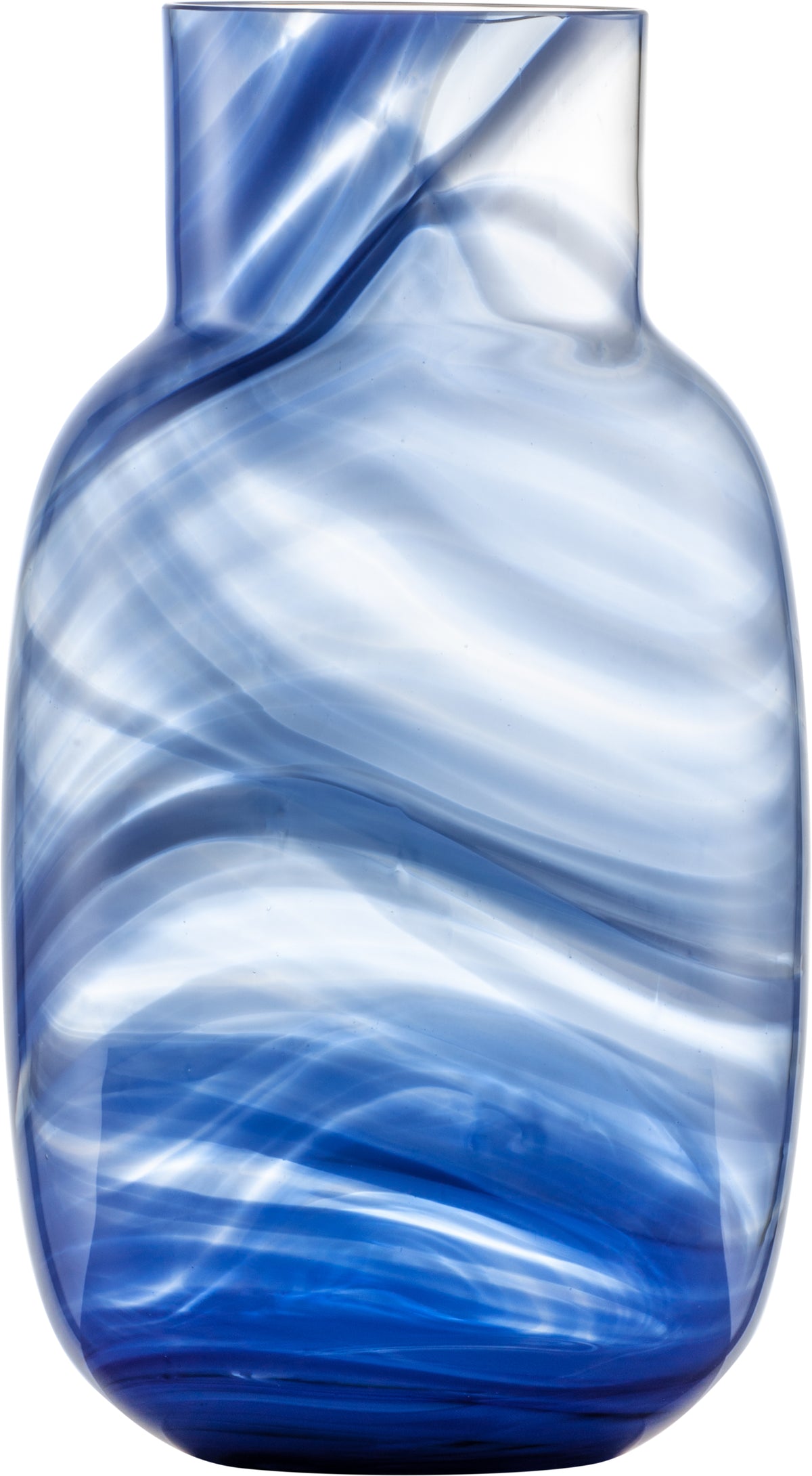 ZwieselGlas Handmade Vase Klein Waters 220 Blue für Blumenarrangements