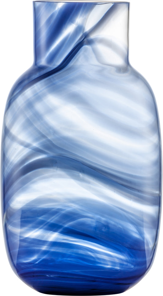 ZwieselGlas Handmade Vase Klein Waters 220 Blue für Blumenarrangements