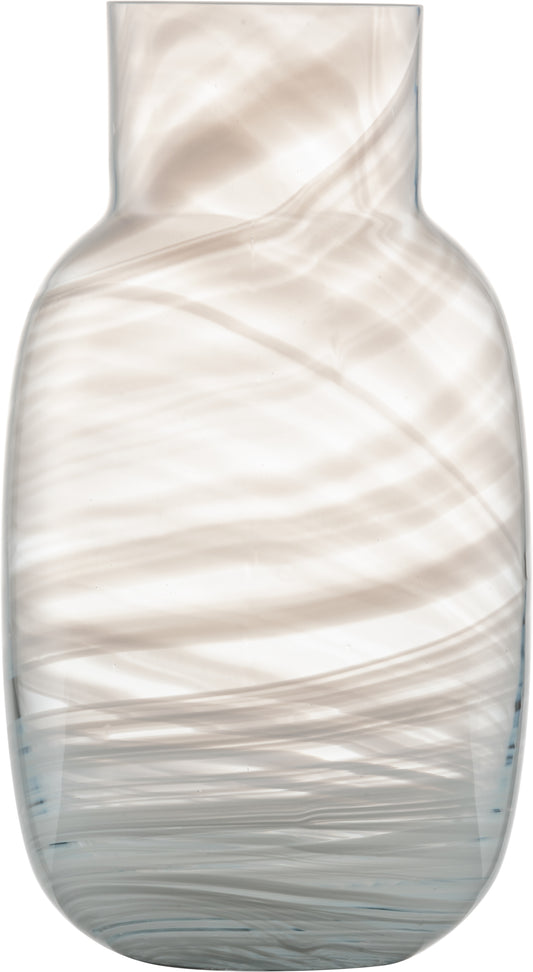 ZwieselGlas Handmade Vase Klein Waters 220 in Schneefarbe für stilvolle Arrangements.