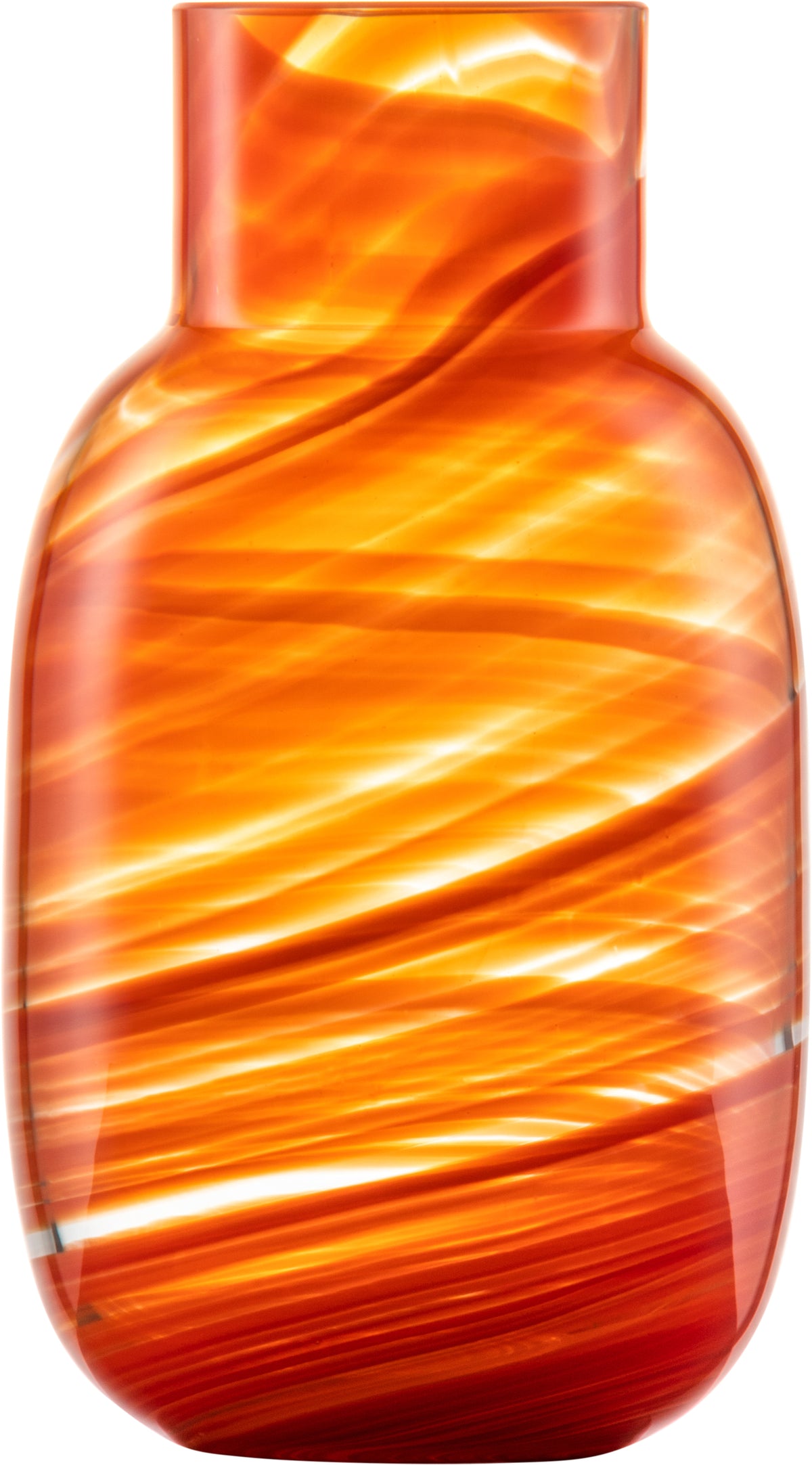 Handgefertigte Vase Waters in Coral von Zwiesel Glas für stilvolle Dekoration