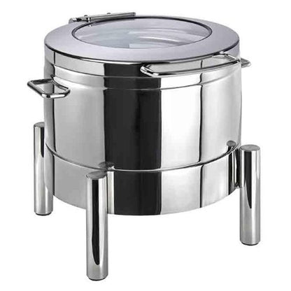 APS Chafing Dish rund -PREMIUM- für die Warmhaltung von Speisen bei Buffets