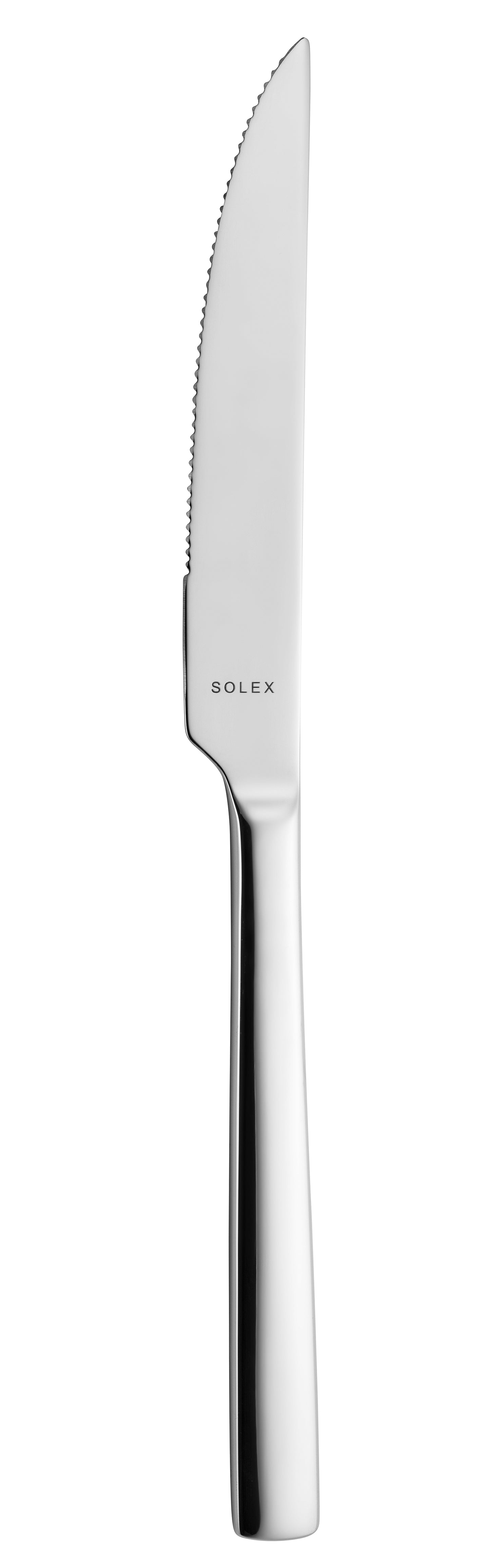 solex GERMANY Steakmesser Vollheft 238 mm für präzises Schneiden von Steak und Pizza