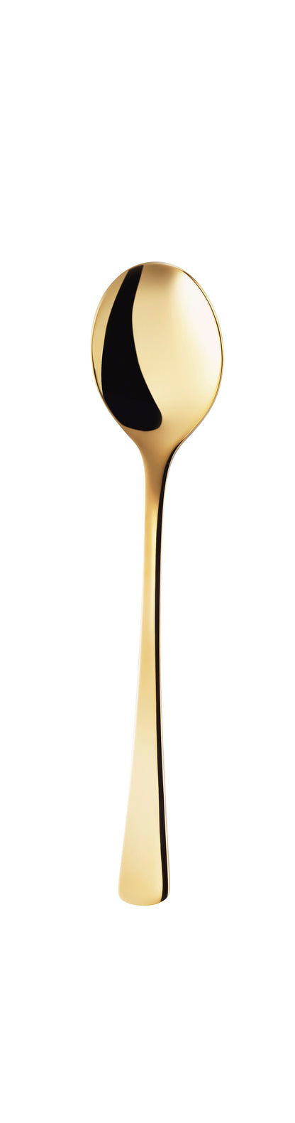 solex GERMANY Kaffeelöffel 139 mm PVD Gold für den gedeckten Tisch