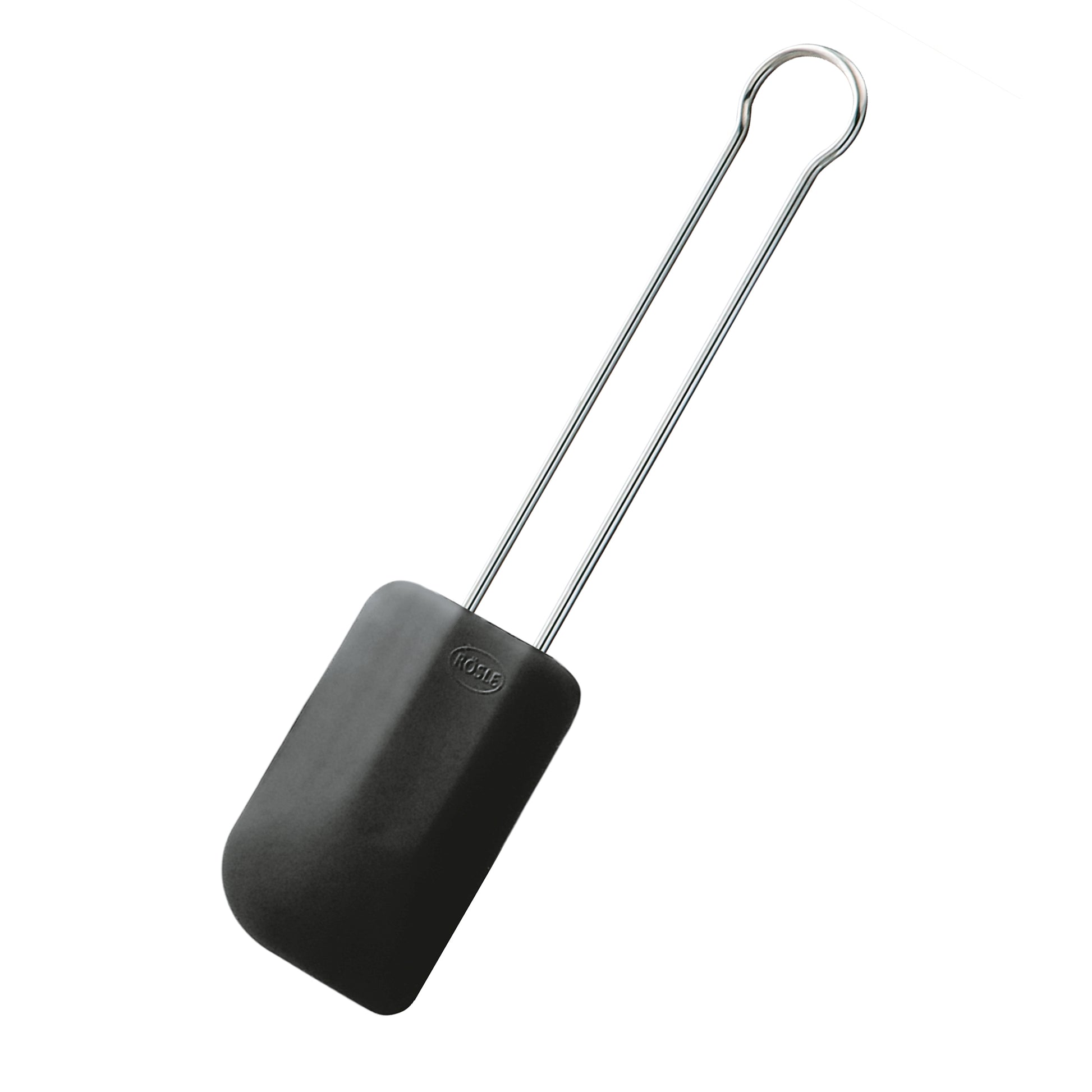 RÖSLE Teigschaber 32 cm Silikon schwarz für die professionelle Küche