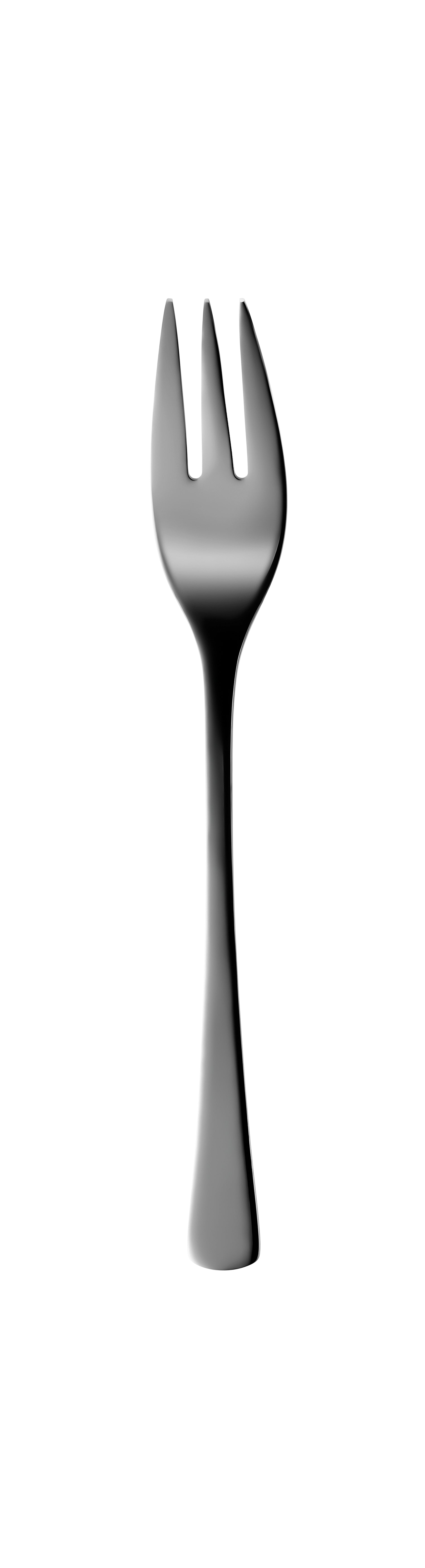 solex Kuchengabel 150 mm PVD Tiefschwarz für Kuchen und Torten