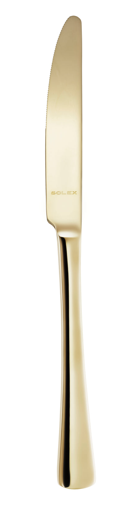 solex Menümesser New Style 224 mm PVD Champagner für den professionellen Einsatz in der Gastronomie