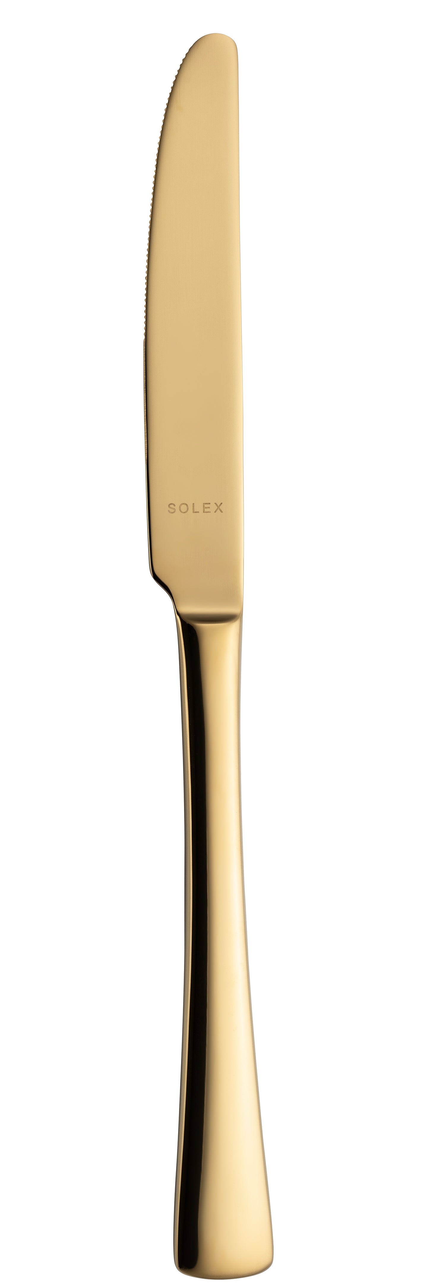 solex GERMANY Menümesser Vollheft 224 mm Retro PVD Gold für professionellen Einsatz