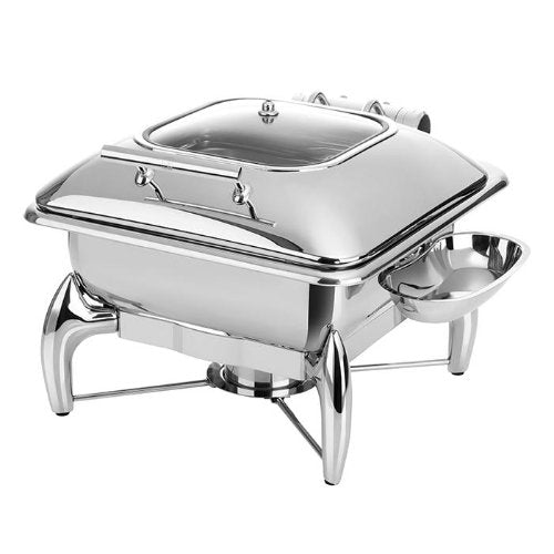 APS Chafing Dish GN 2/3 -GLOBE- Edelstahl, ideal für Buffet und Catering
