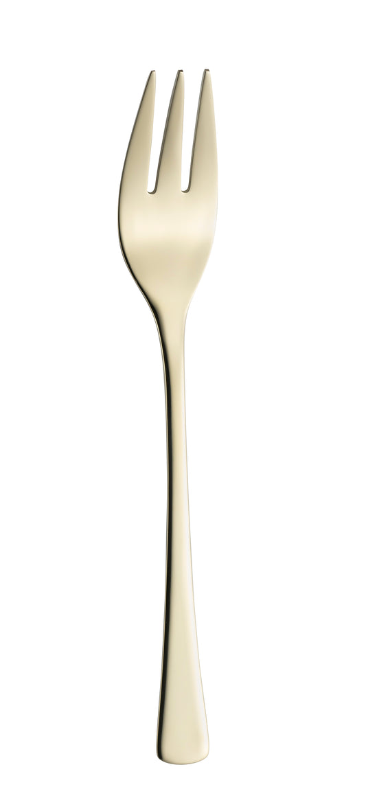 solex Kuchengabel 150 mm Retro PVD Champagner für Kuchen und Desserts