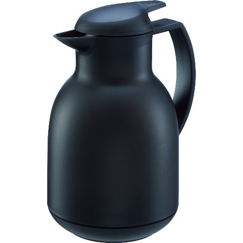 Leifheit Isolierkanne Bolero 1,0 Liter Schwarz - für Gastronomie und Gewerbe