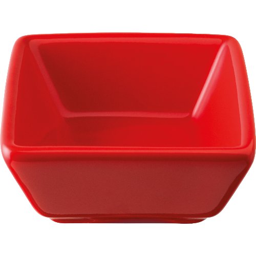cent Petit Schale Basic 7,6x7,6cm in rot für Gastronomie