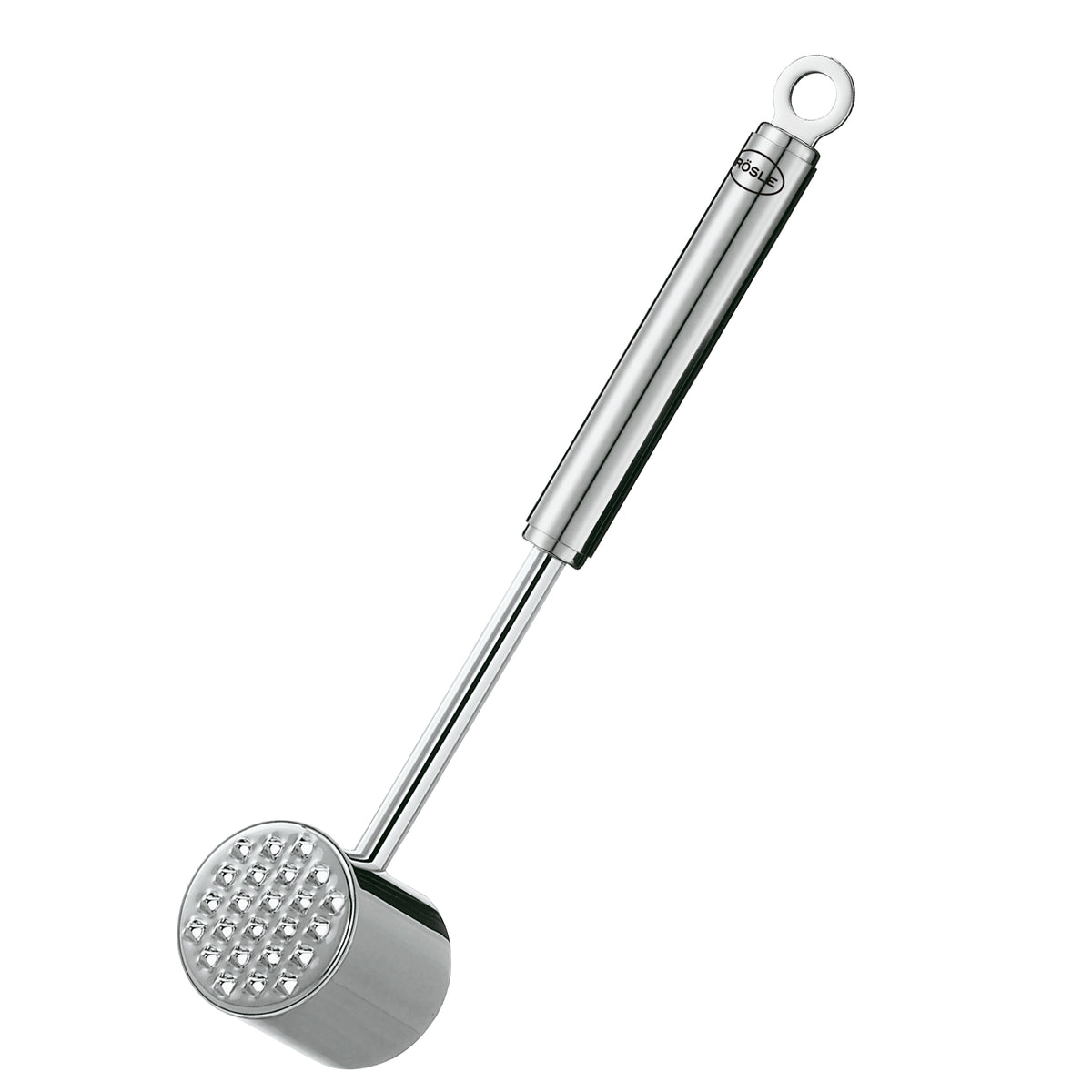 RÖSLE Fleischhammer aus Edelstahl für das Klopfen von Fleisch