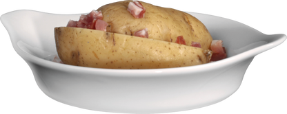 Holst Gratinschale & Eierpfanne Wallis aus Porzellan, ideal für Gratins und Eiergerichte.