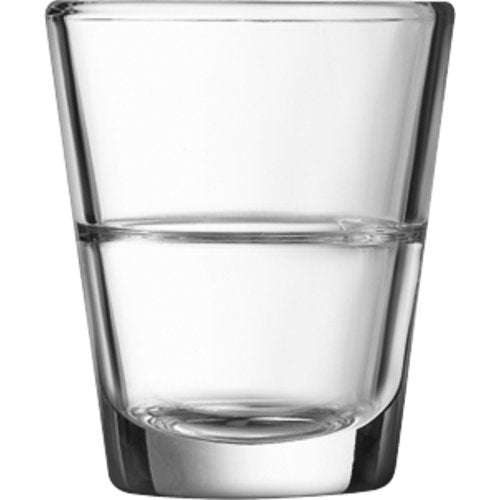 Arcoroc Schnapsglas Stack up, gehärtetes Glas für Schnaps