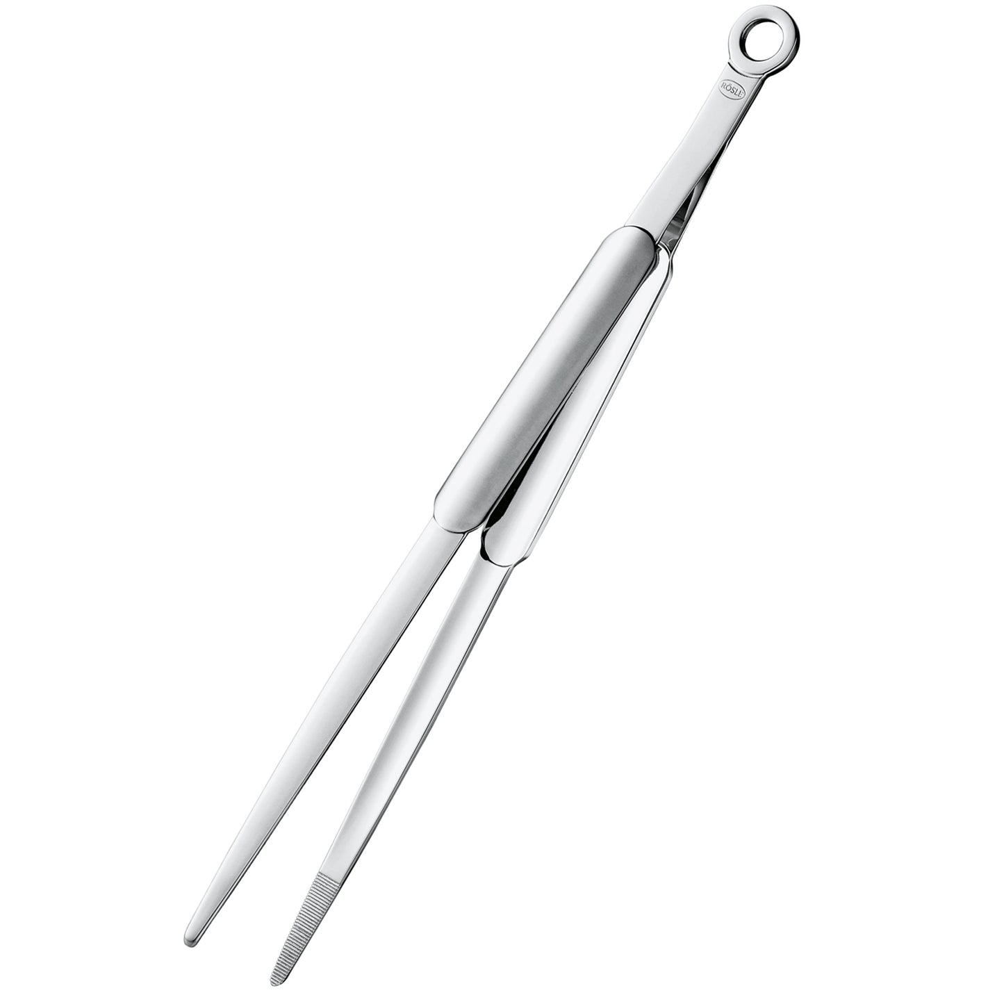 RÖSLE Spitzzange 31 cm – Edelstahl Zange für Kochen und Braten