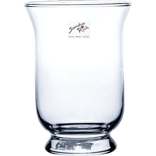 Sandra Rich Vase 'Hurricane' aus Glas, ideal für Tischdekoration