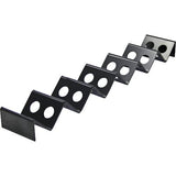 Schneider Snackwelle gelocht schwarz Polystyrol 53x8,5x4,3cm