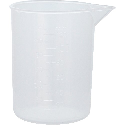 Schneider Messbecher ohne Griff 0,12l aus Polypropylen für präzise Messungen.