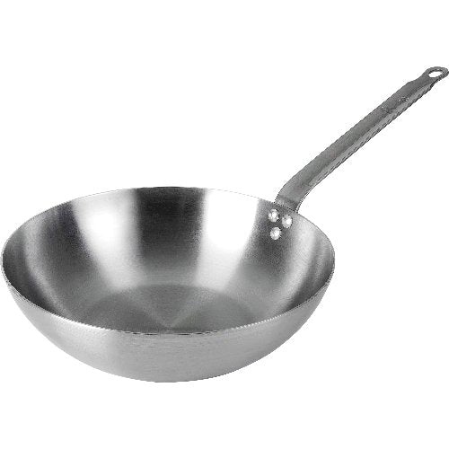 Lacor Wok Ø28 cm Eisen mit Stiel für professionelle Küchen.