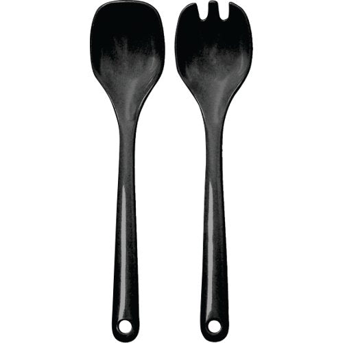 Waca Salatbesteck 30,5 cm schwarz Kunststoff, ideal für Gastronomie und Catering
