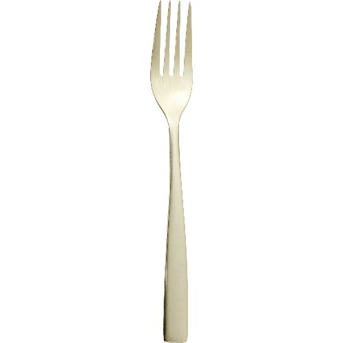 Comas Tafelgabel Champagne satin aus Edelstahl für Gastronomie
