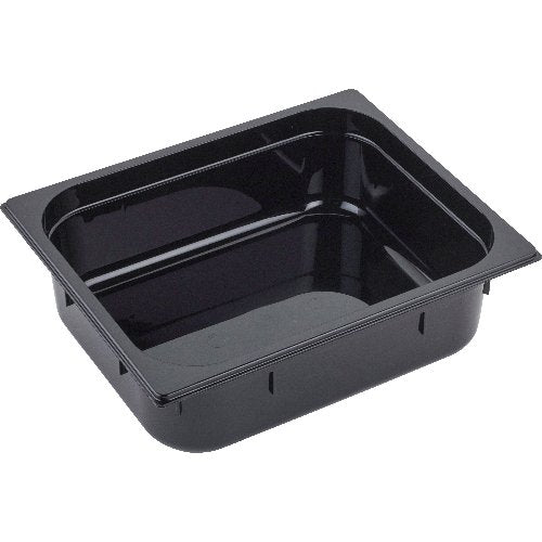 cent GN Behälter 1/2 Polycarbonat schwarz, 5,9L, ideal für die Gastronomie
