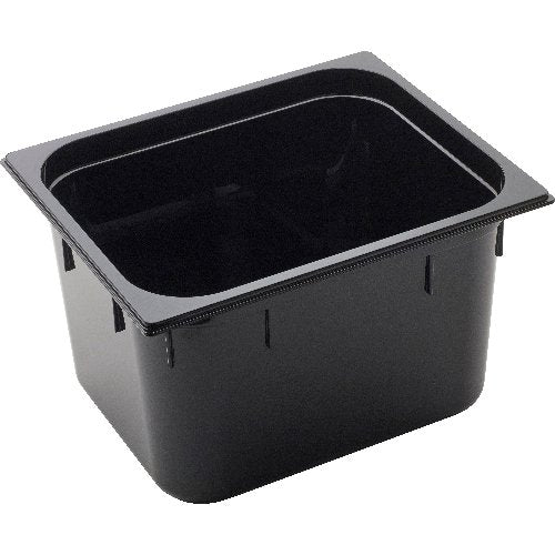 cent GN Behälter 1/2 Polycarbonat schwarz für die Lagerung von Lebensmitteln