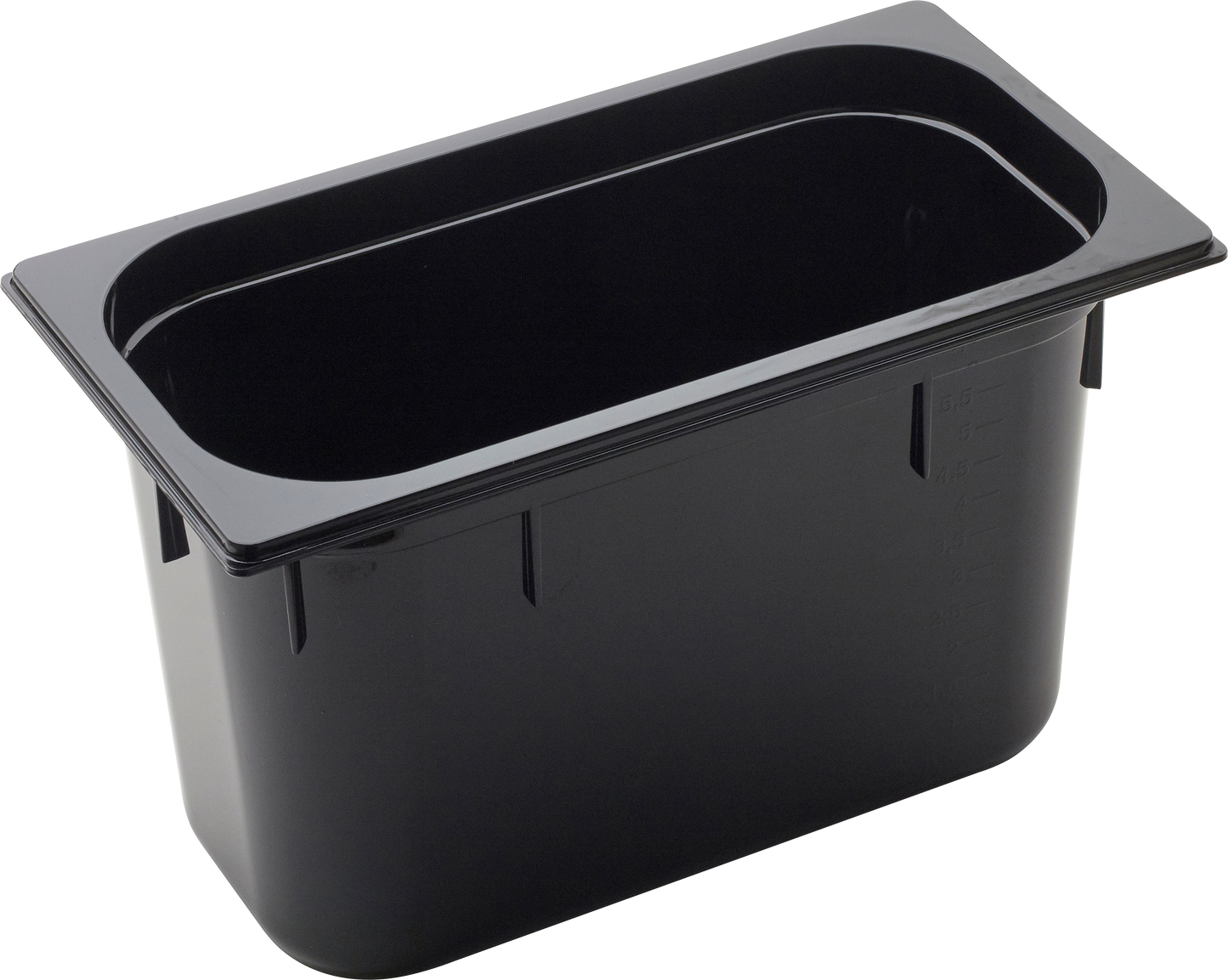 cent GN Behälter 1/3 Polycarbonat schwarz für die Lagerung von Lebensmitteln