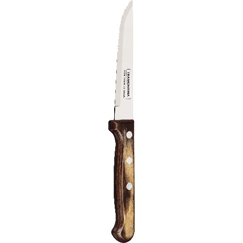 Tramontina Steak-/Pizzabesteck Churrasco Messer 23,5cm mit Holzgriff