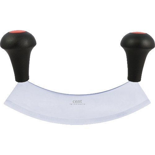 cent Wiegemesser PRO 22,0x14,5 cm Edelstahl für präzises Zerkleinern