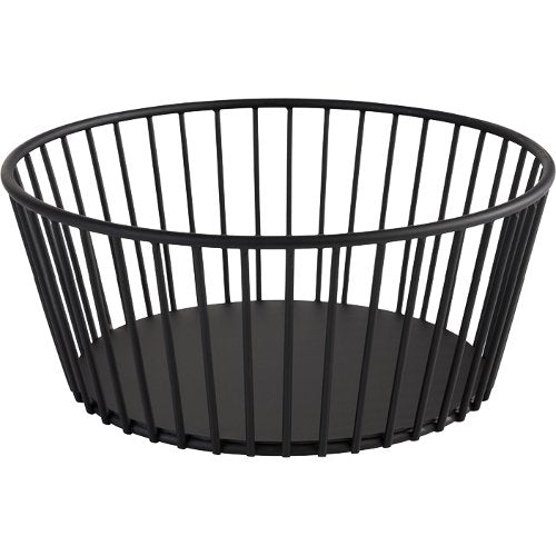APS Korb Urban Metall schwarz, ideal für die Präsentation von Speisen in der Gastronomie.
