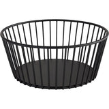 Urban Korb "Urban" Metall, schwarz Ø 20 x H: 8,5 cm