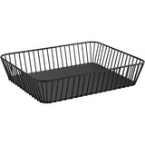 Urban Korb "Urban" Metall, schwarz L: 32,5 x B: 26,5 x H: 7,5 cm, GN 1/2