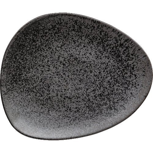 fivestars Ebony Teller flach 30,6x26cm schwarz für Gastronomie