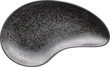 fivestars "Ebony" Platte flach oval 36x21cm schwarz VPE 3